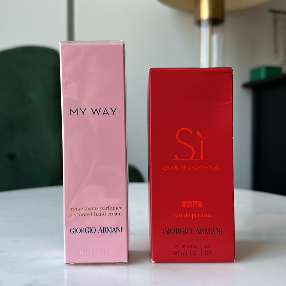 (VALUE SET) Giorgio Armani Si Passione Eclat & My Way Hand Cream